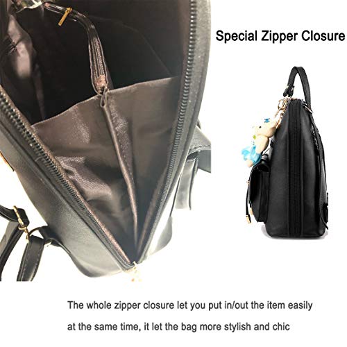 Girls Leather Purse Backpack Mini Teen Teenager Fashion Quilted Small Size Shoulder Bag