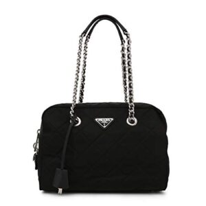 prada women’s black tessuto nylon handbag 1bb903