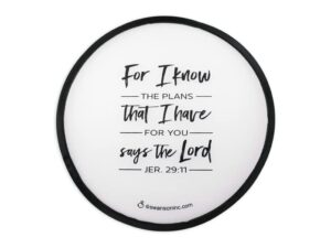 swanson christian products – parlor and church foldable hand fan – modern style – for i know – (package of 6)
