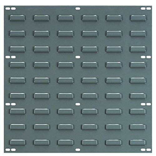 Louvered Panel, Wall Mountable, 1"x18"x19", Gray