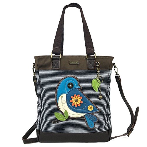 Chala Blue Bird Work Tote Shoulder Bag - Bird Lovers Gifts