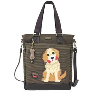 chala golden retriever work tote shoulder bag – dog lovers gifts