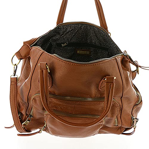 Glam-On-the-Go Satchel Tan