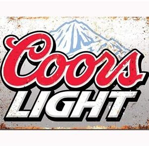 Coors Light Replica Vintage Tin Sign Metal Sign TIN SIGN 7.8X11.8 INCH