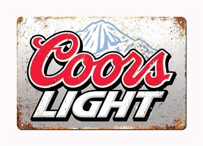 Coors Light Replica Vintage Tin Sign Metal Sign TIN SIGN 7.8X11.8 INCH