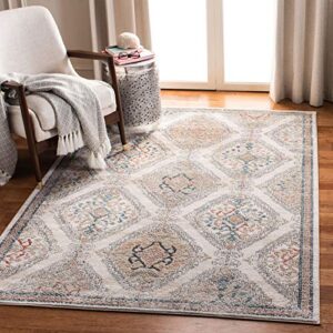 safavieh oregon collection 8′ x 10′ grey/ivory ore885f oriental distressed non-shedding living room bedroom dining home office area rug
