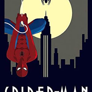 POSTER STOP ONLINE Spider-Man - Marvel Comics Poster/Print (Art Deco Design) (Size 24" x 36")