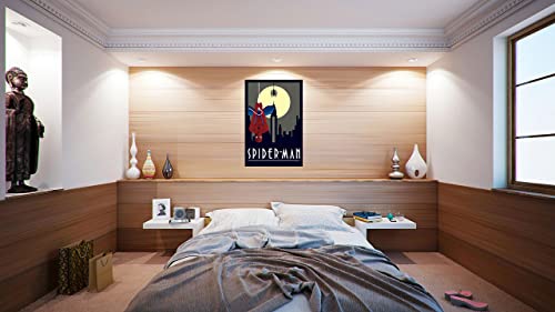 POSTER STOP ONLINE Spider-Man - Marvel Comics Poster/Print (Art Deco Design) (Size 24" x 36")