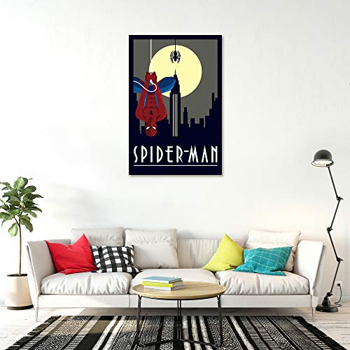 POSTER STOP ONLINE Spider-Man - Marvel Comics Poster/Print (Art Deco Design) (Size 24" x 36")