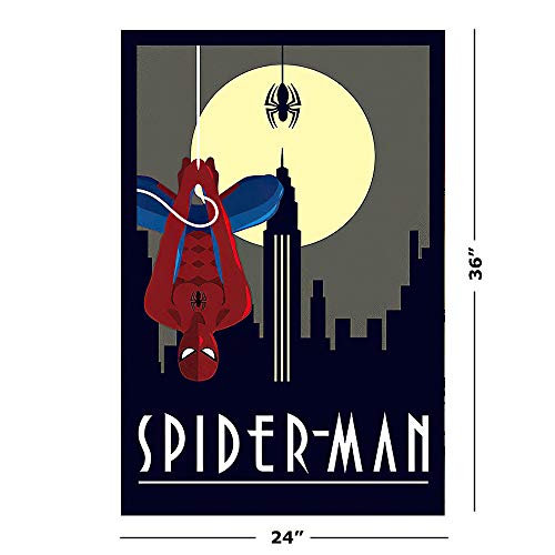 POSTER STOP ONLINE Spider-Man - Marvel Comics Poster/Print (Art Deco Design) (Size 24" x 36")