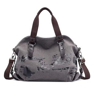 segater® women shoulder bags casual vintage hobo canvas handbags top handle tote crossbody shopper bags