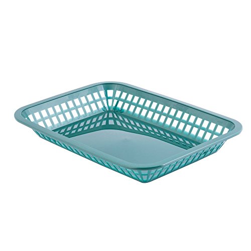 TableCraft 1077FG Forest Green Grande Platter Basket - Dozen