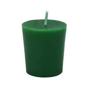 zest candle cvz-012 12-piece votive candles, hunter green