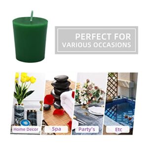 Zest Candle CVZ-012 12-Piece Votive Candles, Hunter Green