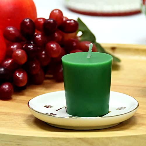 Zest Candle CVZ-012 12-Piece Votive Candles, Hunter Green