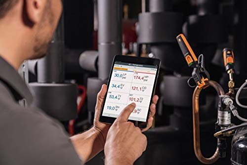 testo Smart Probe Kit I HVAC/R Gauge Set for air Conditioning, Refrigeration and Heating System I Includes testo 115i and 549i – with Bluetooth