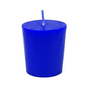 zest candle 12-piece votive candles, blue