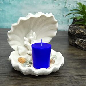 Zest Candle 12-Piece Votive Candles, Blue