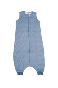 kyte baby sleep bag walker for toddlers made of soft bamboo rayon material – solid colors (6-18 months, slate)