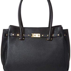 MICHAEL Michael Kors Addison Large Pebbled Leather Tote - Black