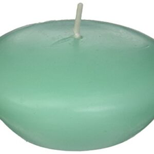 Zest Candle 12-Piece Floating Candles, 3-Inch, Aqua