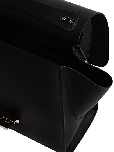 ZAC Zac Posen womens Eartha Iconic Backpack Convertible Top Handle Bag, Black, One Size US