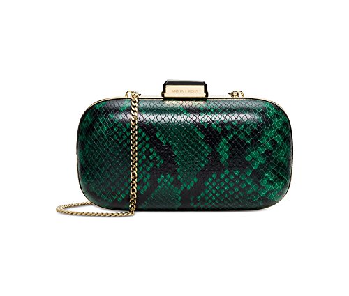 MICHAEL Michael Kors Womens Elsie Dome Clutch (Palmetto Green/gold)