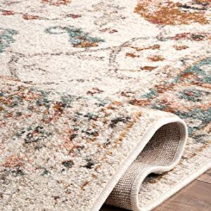 nuLOOM Cecil Vintage Floral Area Rug, 6' 7" x 9', Beige