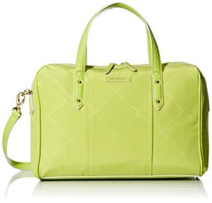 vera bradley women’s preppy poly marlo satchel purse, citrine, one size