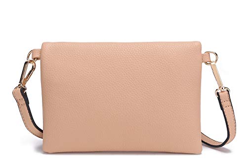 MKF Crossbody Bags for Women – Small PU Leather Crossover Lady Fashion Shoulder Handbag – Side Messenger Purse