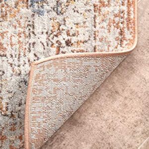 nuLOOM Vintage Kate Medallion Area Rug, 8 ft x 10 ft, Beige