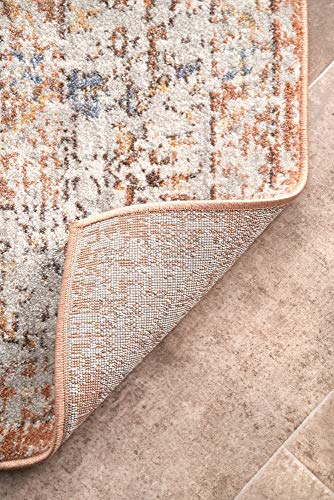 nuLOOM Vintage Kate Medallion Area Rug, 8 ft x 10 ft, Beige