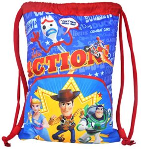 disney toy story 4 tote 15″ sling bag woody buzz bo peep forky print