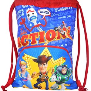 Disney Toy Story 4 Tote 15" Sling Bag Woody Buzz Bo Peep Forky Print