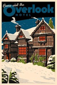 come visit the overlook hotel famous scary horror movie vintage travel cool wall decor art print poster 24×36