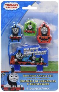 thomas all aboard birthday candles – assorted sizes, 4 pcs