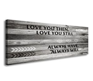 a71841 wall art love you still large wall art canvas (ready to hang) for master bedroom wall decor bathroom decor