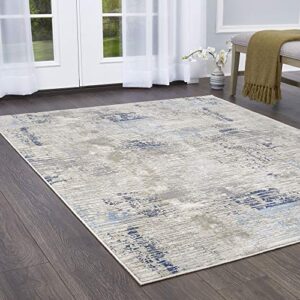 home dynamix melrose lorenzo area rug, 8×10, gray/blue