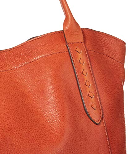 Frye womens Reed Shoulder Tote Bag, Burnt Orange, One Size US