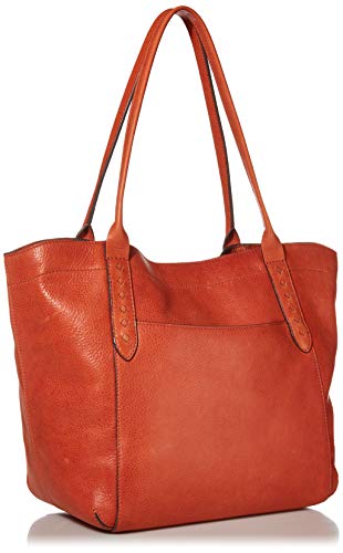 Frye womens Reed Shoulder Tote Bag, Burnt Orange, One Size US