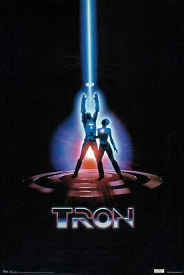 Hotstuff Tron (1982) Movie Poster Print Jeff Bridges Kevin Flynn Sci-Fi 24"x36"