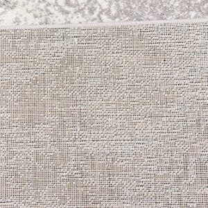 Unique Loom Sofia Collection Area Rug - Grand (9' x 12' 2", Light Gray/ Ivory)