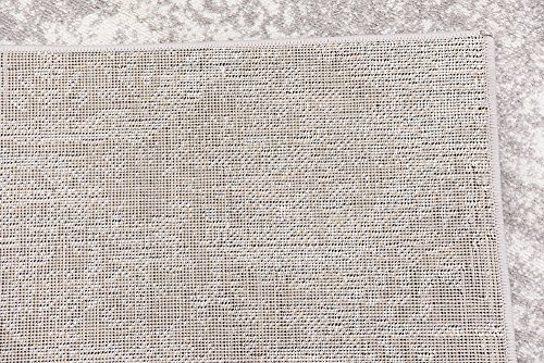 Unique Loom Sofia Collection Area Rug - Grand (9' x 12' 2", Light Gray/ Ivory)