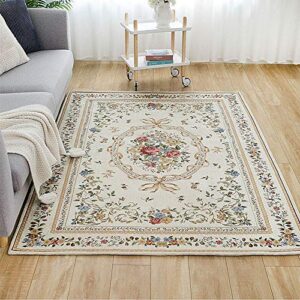 UKELER Royal Collection New Traditional Oriental Rug Home Decor Collection Floral Rugs Carpet for Bedroom (55''x78.7'', Euro Romance)