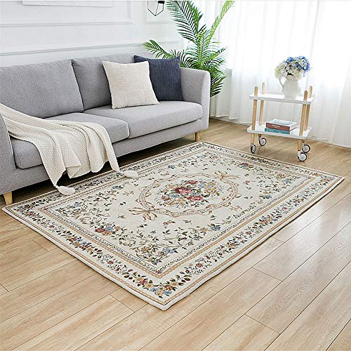 UKELER Royal Collection New Traditional Oriental Rug Home Decor Collection Floral Rugs Carpet for Bedroom (55''x78.7'', Euro Romance)