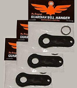 guardian bell black motorcycle luck gremlin ride bell hanger mount (3)