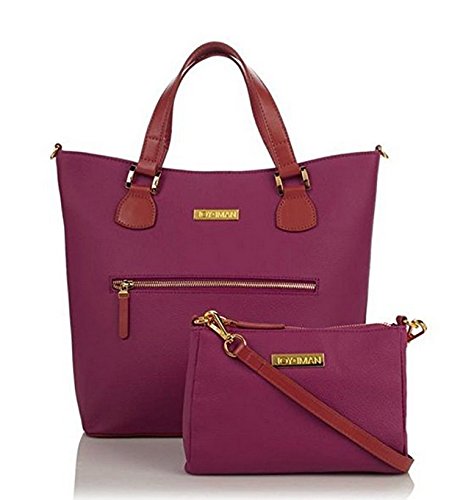 JOY & IMAN Alexandria Leather Tote Crossbody Zip Pockets Cognac NEW 539-083