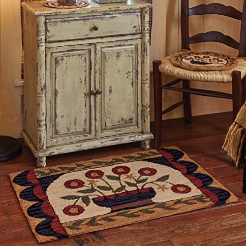 Park Designs Flower Basket Hooked Rug 24X36, 24 x 36