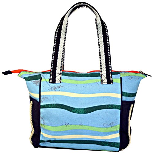 Seaside Treasures Blue Turtle Shoulder Tote Bag