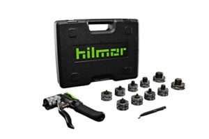 hilmor 1964041 deluxe compact swage tool kit – hvac tools and equipment, black